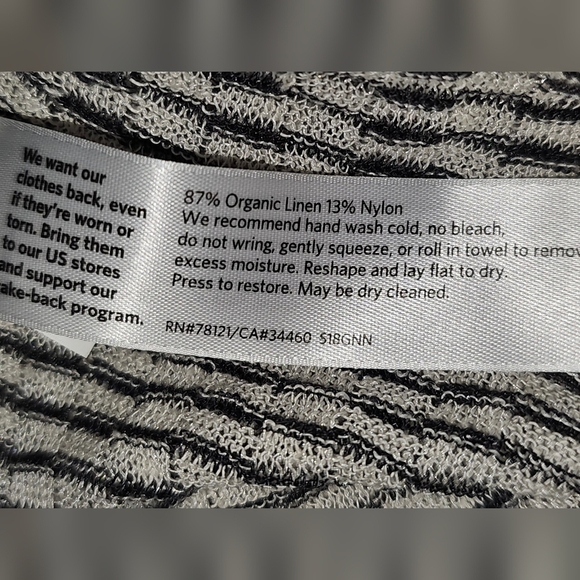 Eileen Fisher Gray Organic Linen Knit Cardigan Lightweight Open Front Sz M - Picture 9 of 15